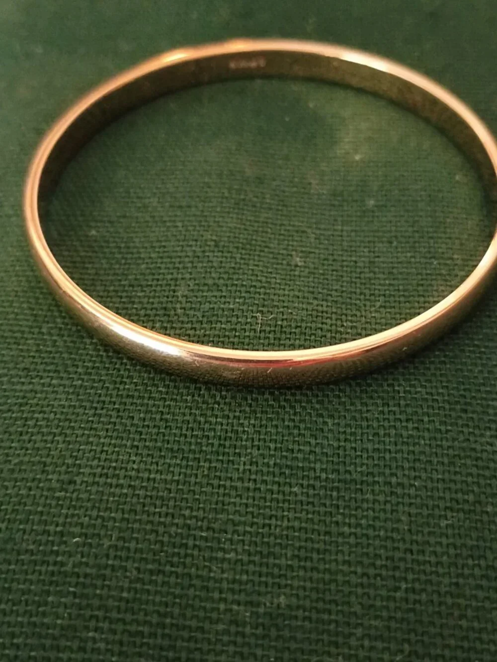 MonetS Gold on Sterling Bangle